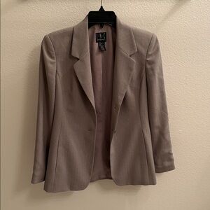 I.N.C. International Concepts Petite Women’s Blazer Gray Suit Jacket Lined 2P